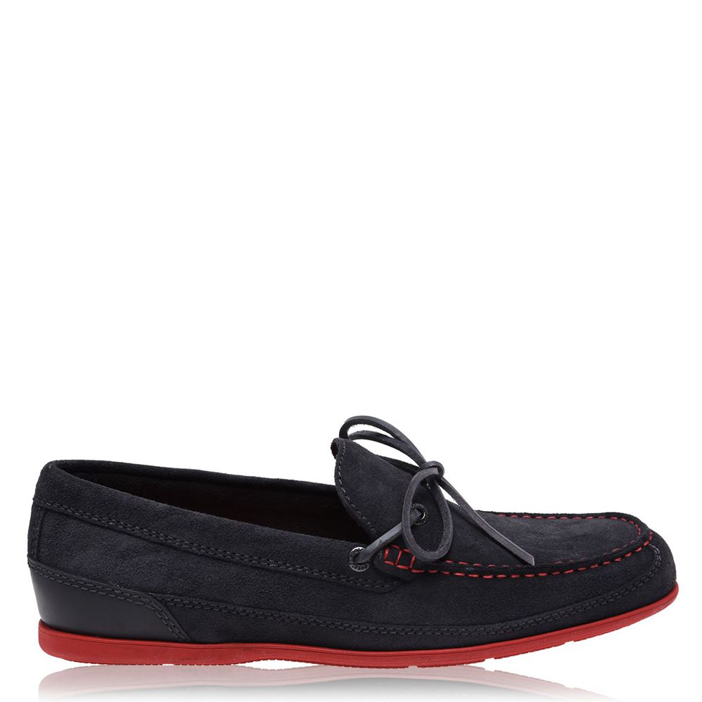 Rockport Canada Malc Tie Footwear - Mens Loafers Dark Shadow (FWL268715)